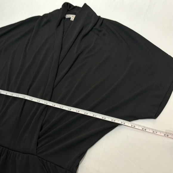 Excellent Black Pullover Kimono Dress Size M - Picture 7 of 14